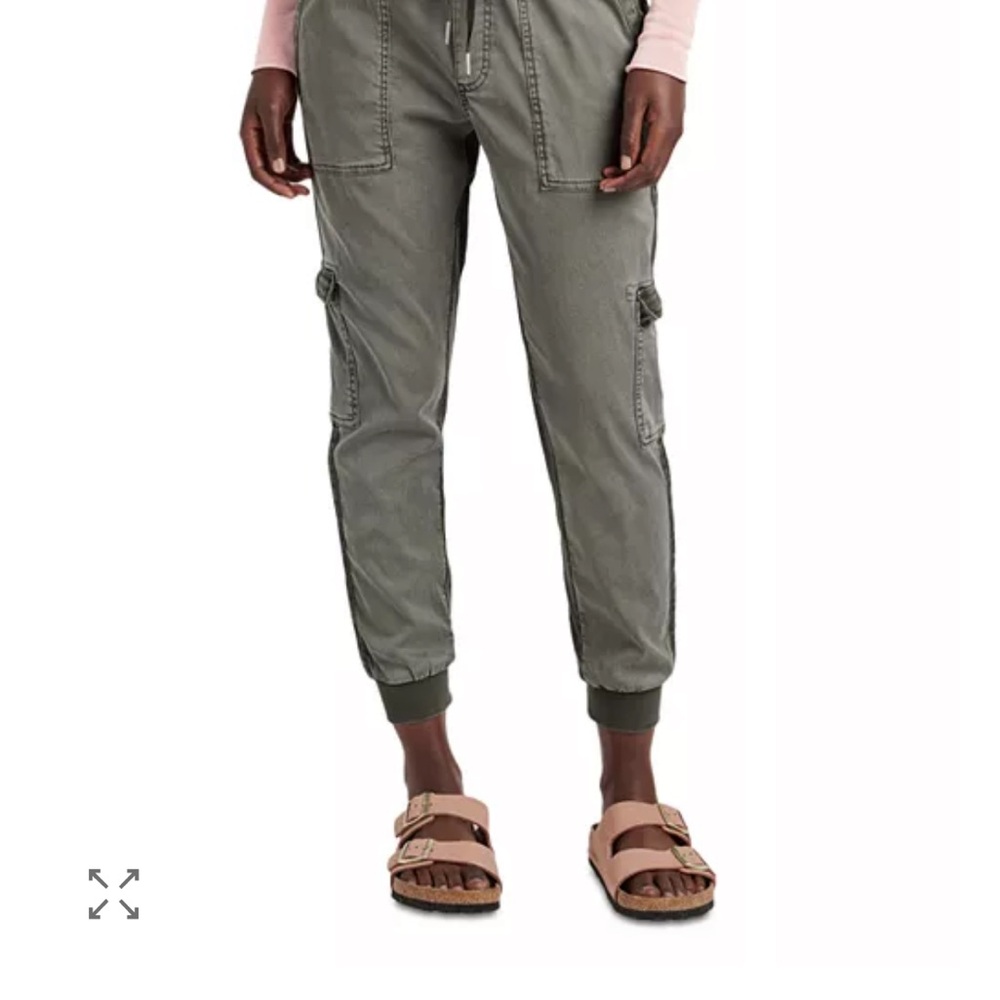 Splendid Olive Ankle Cargo Pants